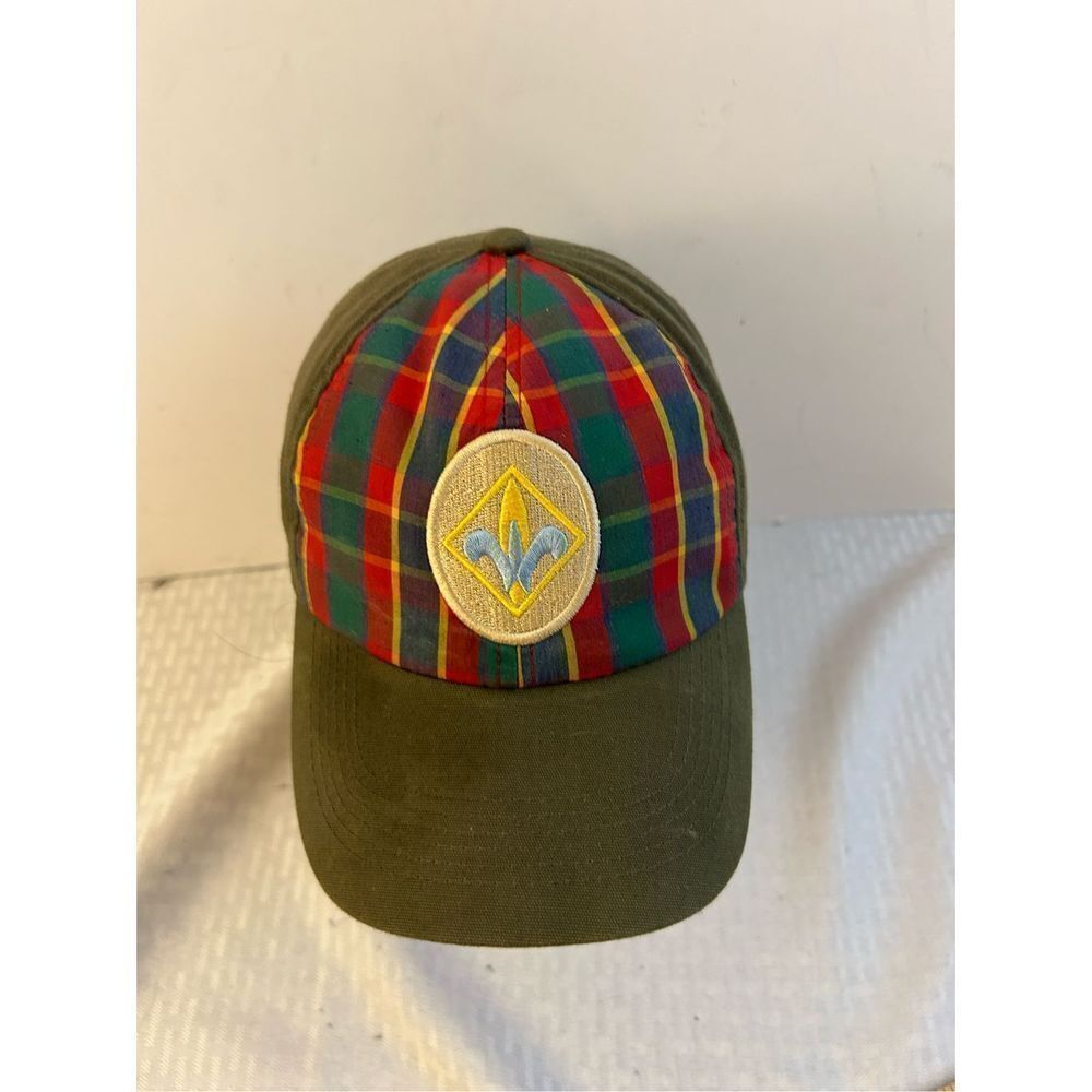 BoyScout Boy‎ Scout adult baseball cap red green Snap Back